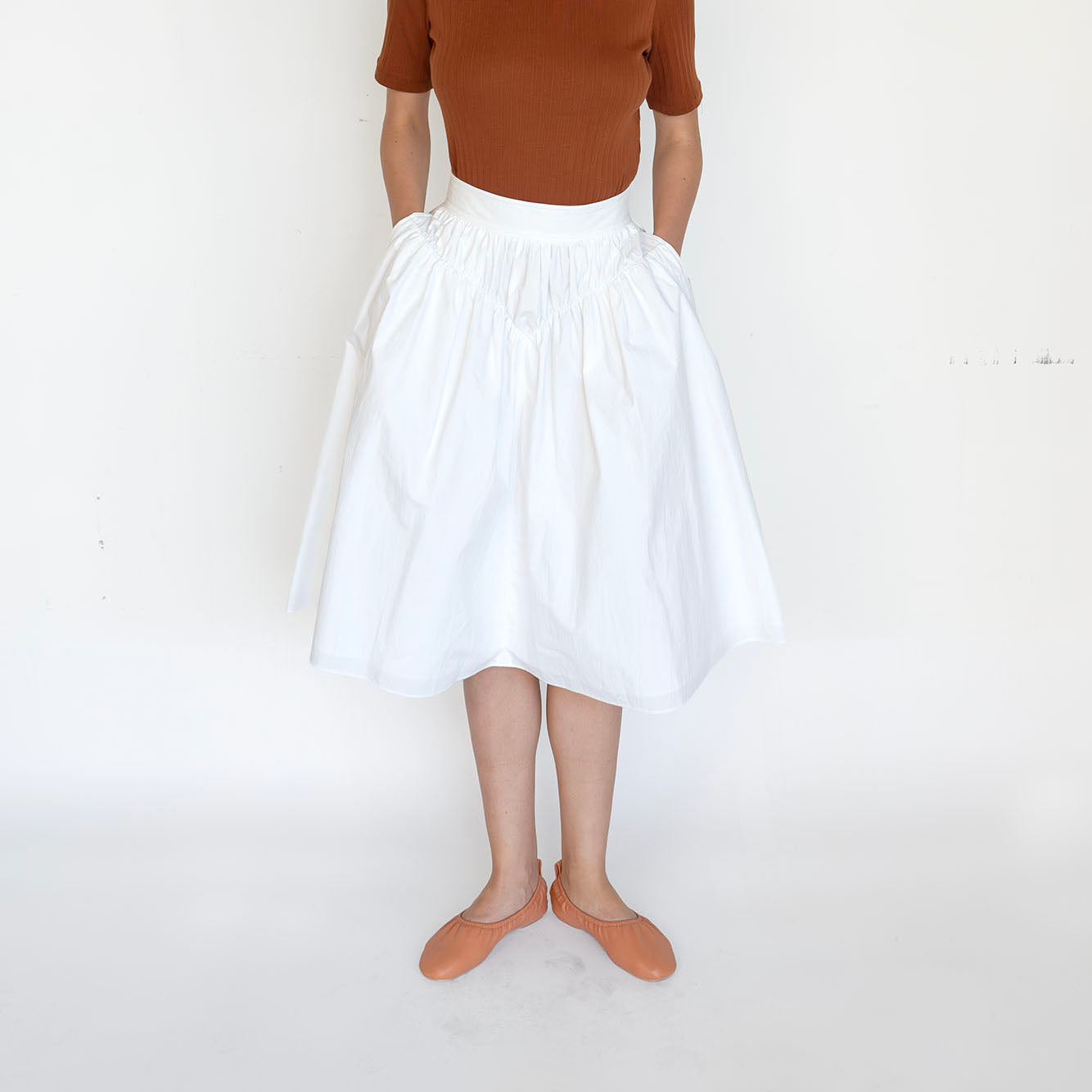 Gull Skirt with Gather