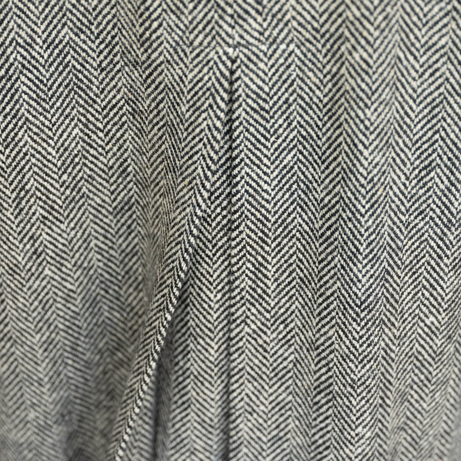 Donegal Tweed Curve Sleeve Coat - Grey